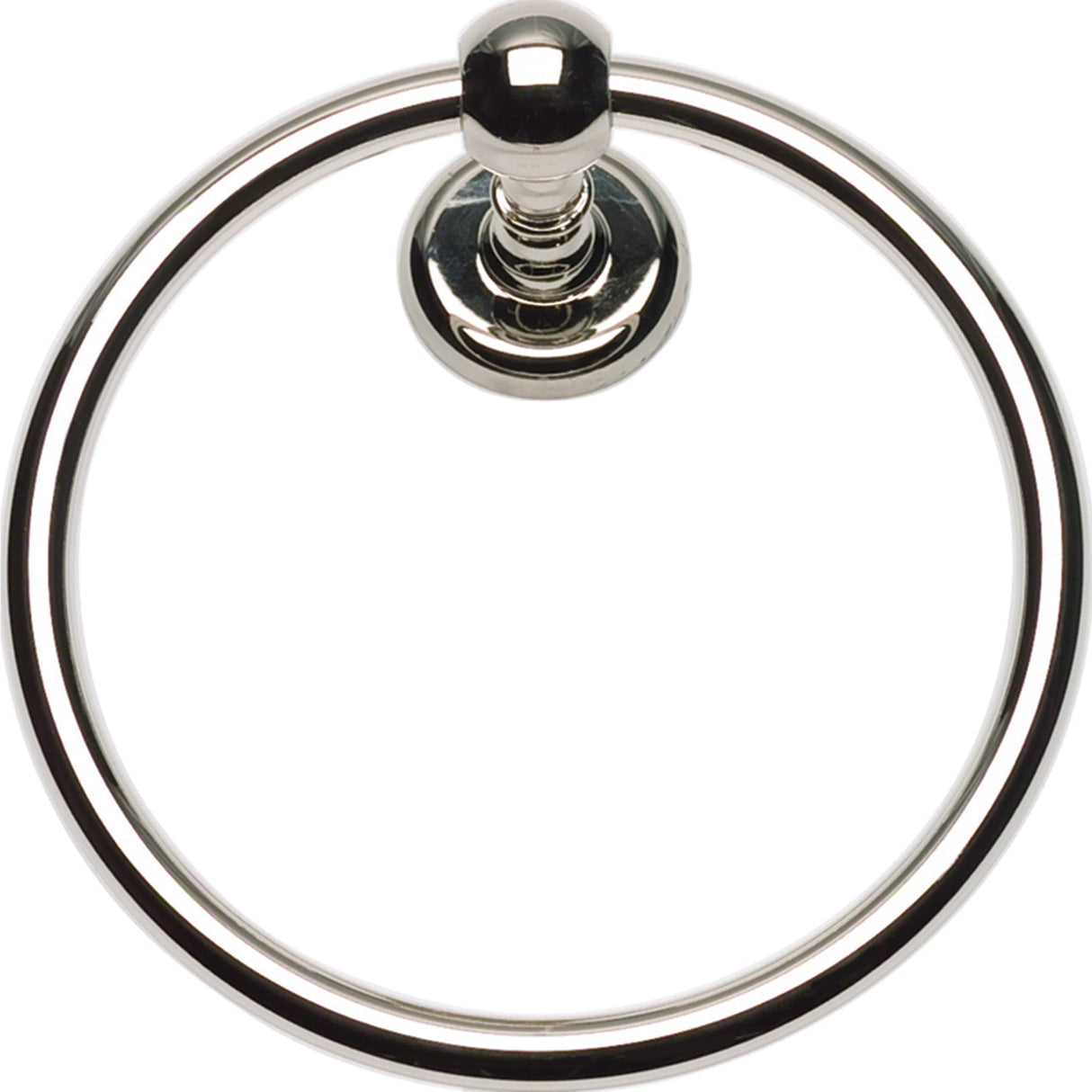 Atlas Homewares Emma Bath Towel Ring  Polished Nickel