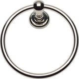 Atlas Homewares Emma Bath Towel Ring  Polished Nickel