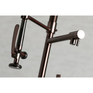 Gourmetier LS8505CTL Continental Single-Handle Pre-Rinse Kitchen Faucet, Oil Rubbed Bronze
