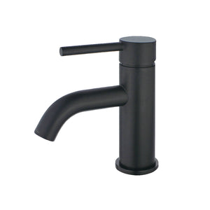 Fauceture LS8220DL Concord Single-Handle Bathroom Faucet with Push Pop-Up, Matte Black