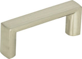 Atlas Homewares Tableau Squared Pull 1 13/16 Inch (c-c) Brushed Nickel
