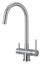 ALFI brand AB2042-BSS Brushed Stainless Steel Kitchen Faucet/Drinking Water