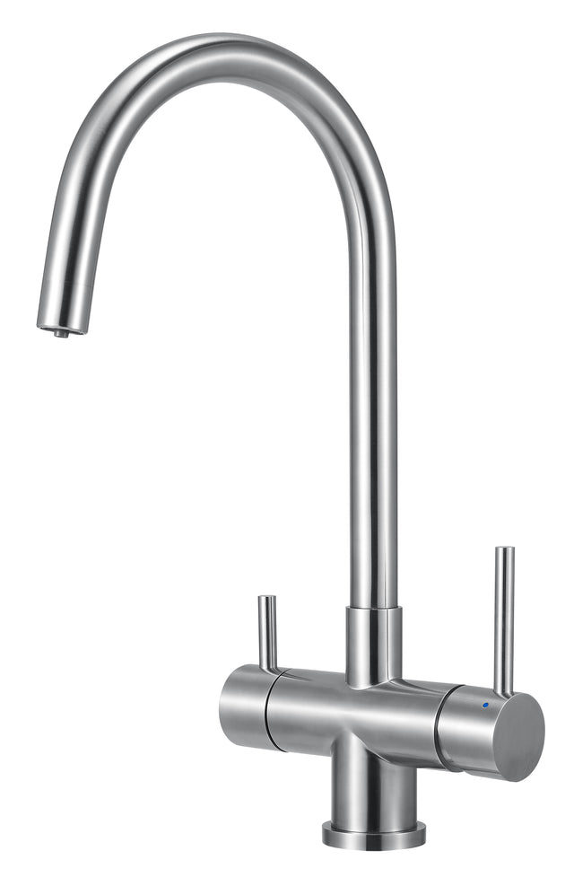 ALFI brand AB2042-BSS Brushed Stainless Steel Kitchen Faucet/Drinking Water
