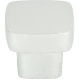 Atlas Homewares Chunky Square Knob Small 1 Inch Polished Chrome