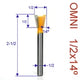 1 pc 1/4" SH 14° Dovetail 1/2 Diamete Router Bit Set For Omni jig (43775)