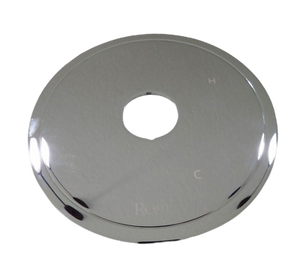 Rohl Round FACEPLATE Escutcheon ONLY with Modern Etching in Polished Chrome for The RCT-1 1/2^ Pressure Balance Rough Valve Body Without Diverter