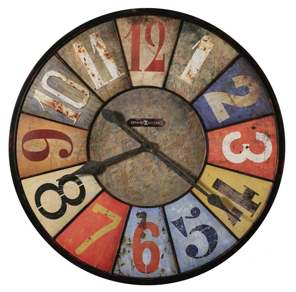Howard Miller Multi - Colored Gallery Clock County Line 625-547