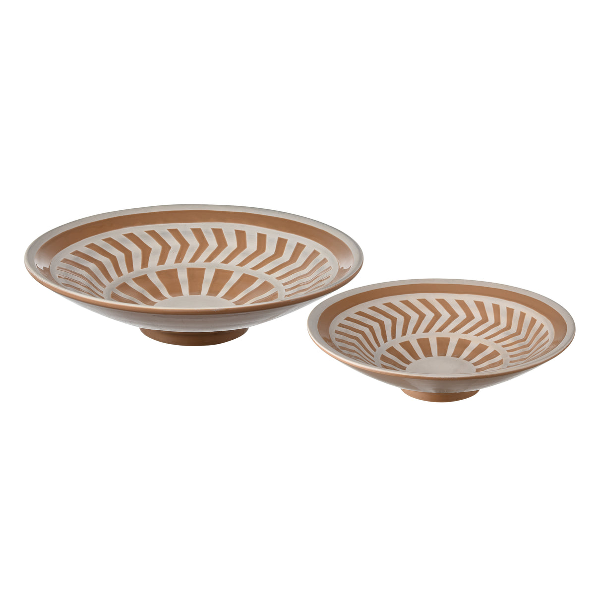 Elk S0017-11254/S2 Aidy Bowl - Set of 2 Glazed Terracotta