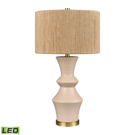 Elk S0019-11160-LED Belen 29.5'' High 1-Light Table Lamp - Ivory - Includes LED Bulb