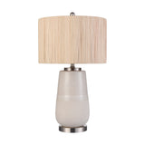 Elk S0019-11169-LED Babcock 27'' High 1-Light Table Lamp - White Glaze - Includes LED Bulb