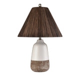 Elk S0019-11176-LED Kirkover 26'' High 1-Light Table Lamp - White Glaze - Includes LED Bulb