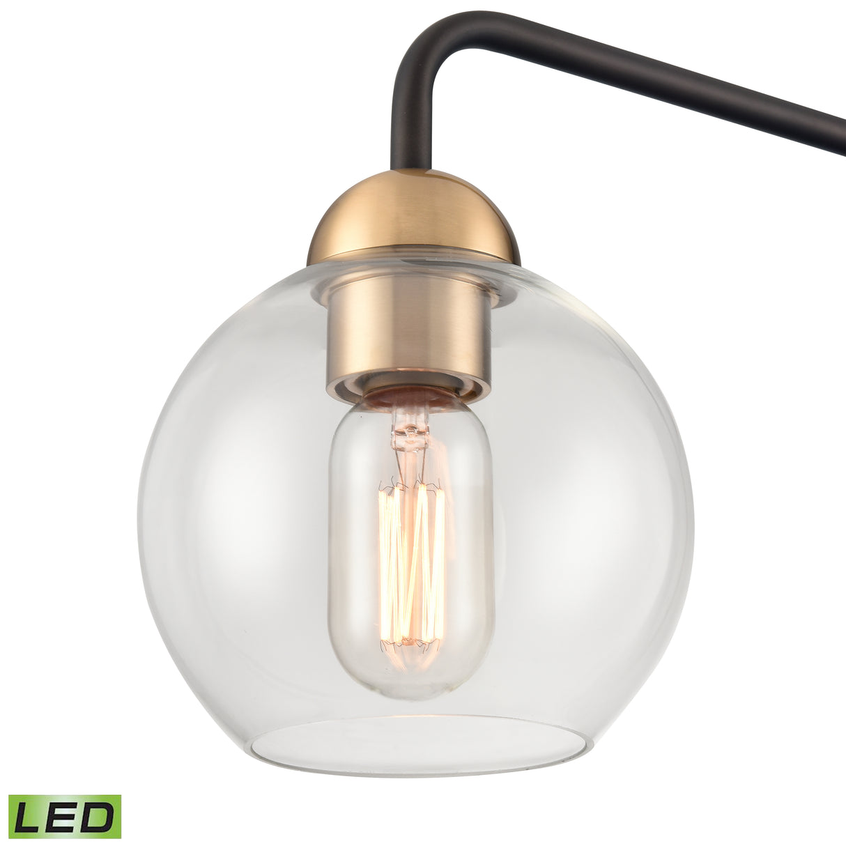 Elk S0019-11544-LED Boudreaux 64'' High 1-Light Floor Lamp - Aged Brass - Includes LED Bulb