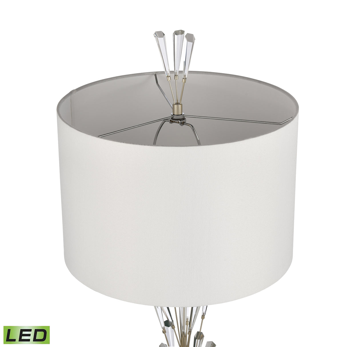 Elk S0019-11574-LED Jubilee 45.5'' High 1-Light Table Lamp - Clear Crystal - Includes LED Bulb