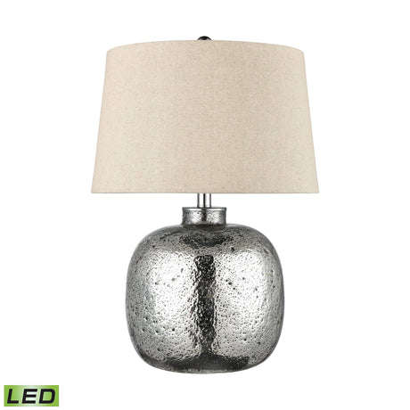 Elk S0019-7980-LED Cicely 24'' High 1-Light Table Lamp - Silver Mercury - Includes LED Bulb