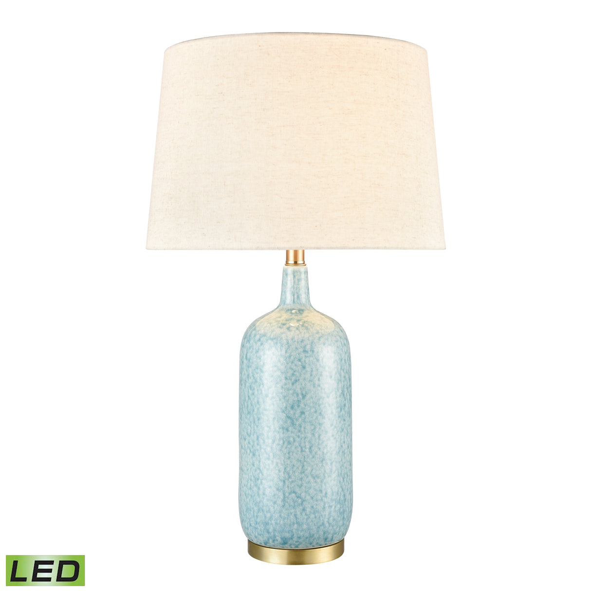 Elk S0019-8007-LED Port Isabel 28'' High 1-Light Table Lamp - Blue - Includes LED Bulb