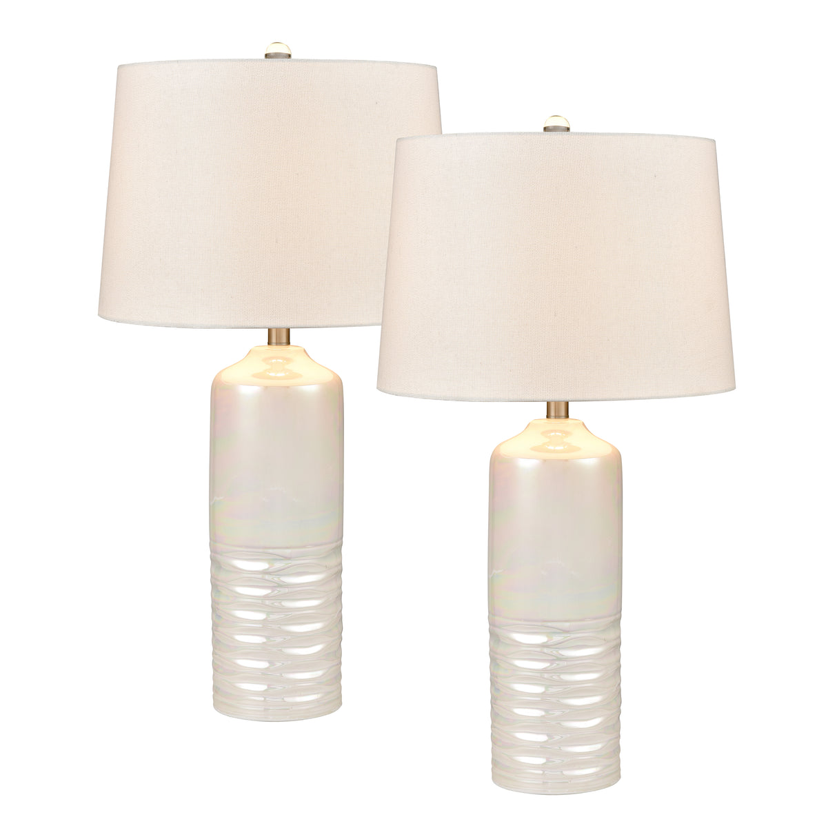 Elk S0019-9474/S2 Daphne Cove 30'' High 1-Light Table Lamp - Set of 2 Pearl