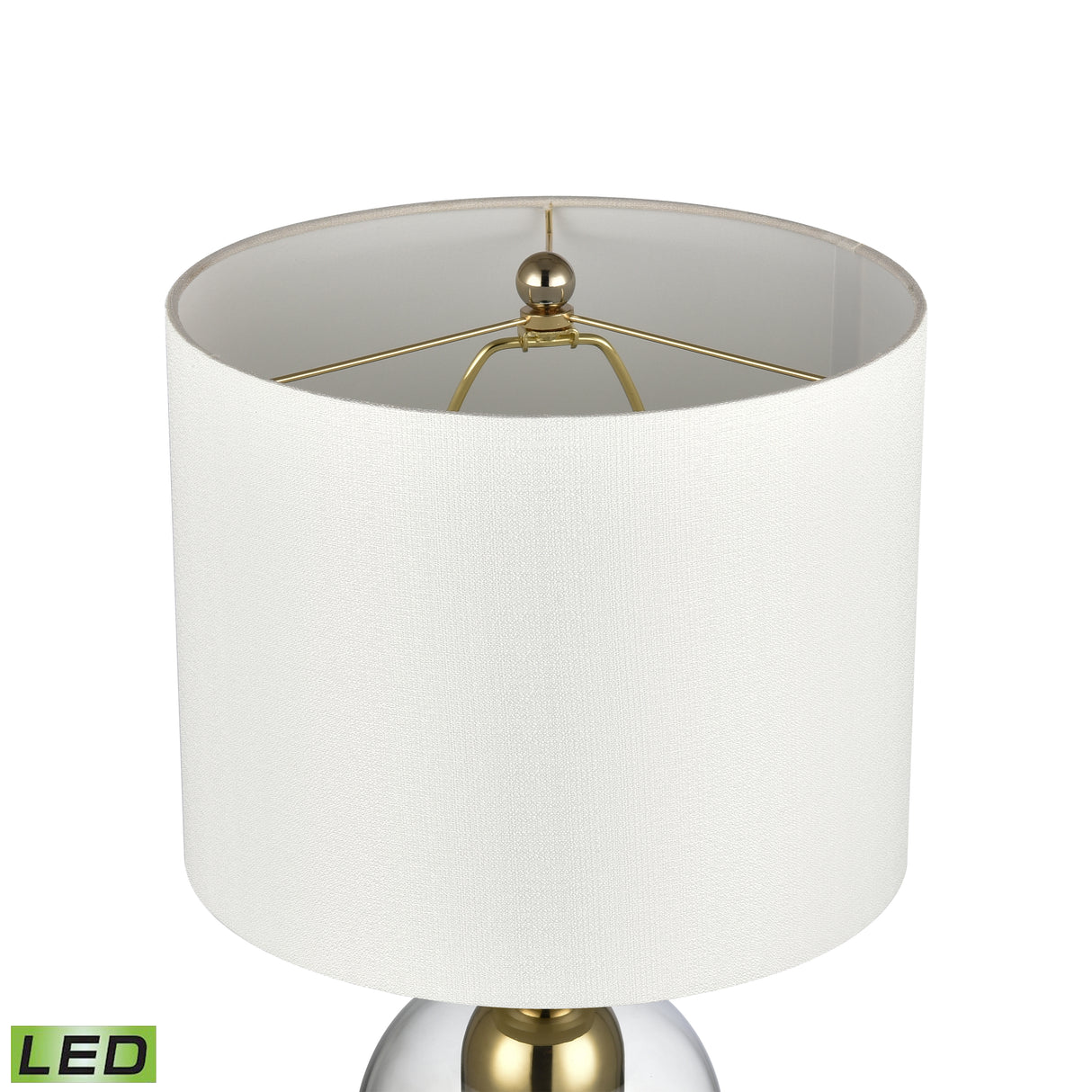 Elk S0019-9506-LED Park Plaza 21'' High 1-Light Table Lamp - Clear - Includes LED Bulb