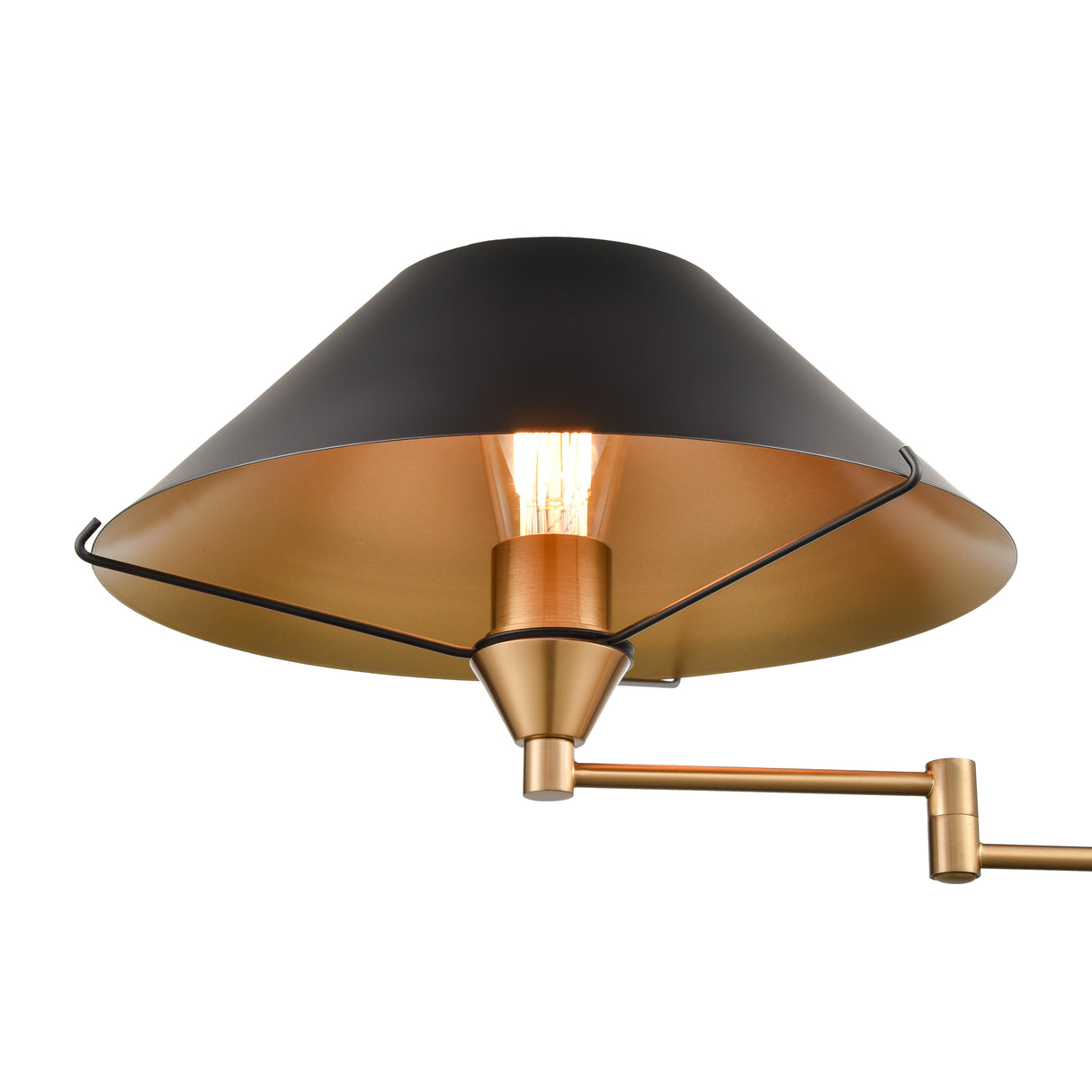 Elk S0019-9605 Arcadia 63'' High 1-Light Floor Lamp - Aged Brass