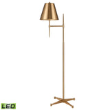 Elk S0019-9607-LED Otus 65'' High 1-Light Floor Lamp - Aged Brass - Includes LED Bulb
