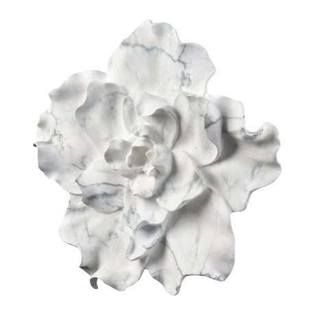 Elk S0036-12024/S3 Blume Dimensional Wall Art - Set of 3 White Marble