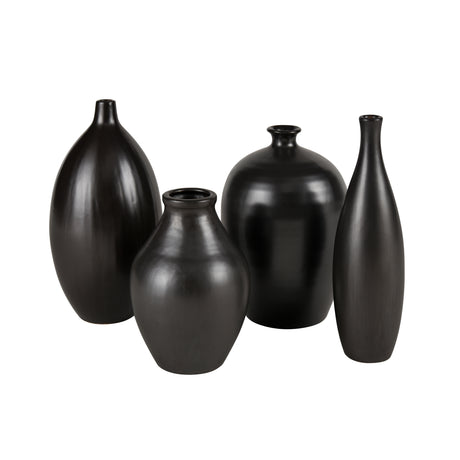 Elk S0037-10196 Faye Vase - Medium Black