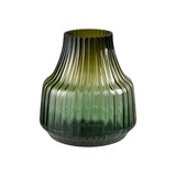 Elk S0047-12118 Velasco Ribbed Vase - Small Green Ombre