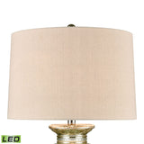 Elk S019-7262-LED Zoco 27'' High 1-Light Table Lamp - Silver Mercury - Includes LED Bulb