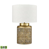 Elk S019-7263-LED Giralda 18'' High 1-Light Table Lamp - Antique Gold - Includes LED Bulb