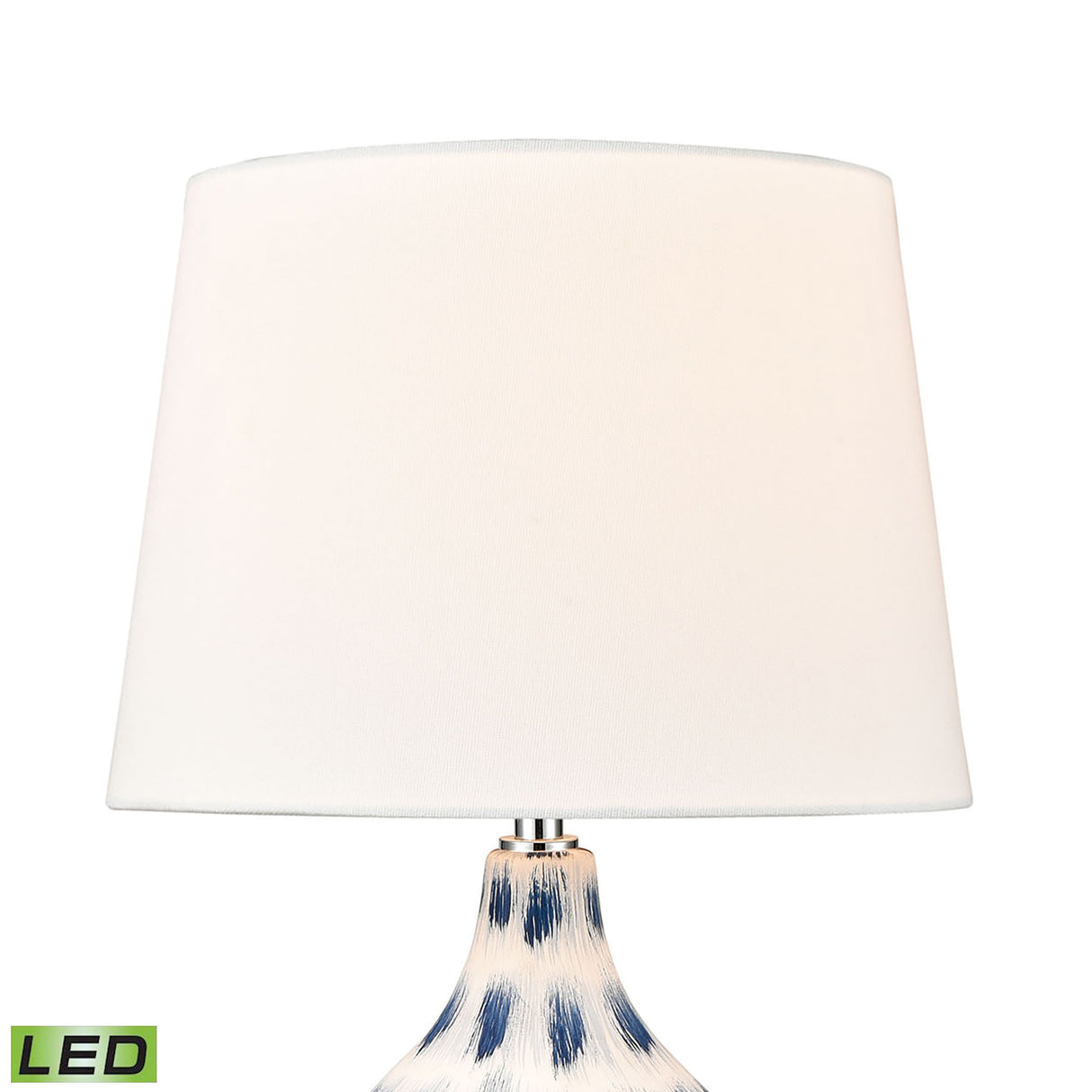 Elk S019-7270-LED Colmar 18'' High 1-Light Table Lamp - Blue - Includes LED Bulb