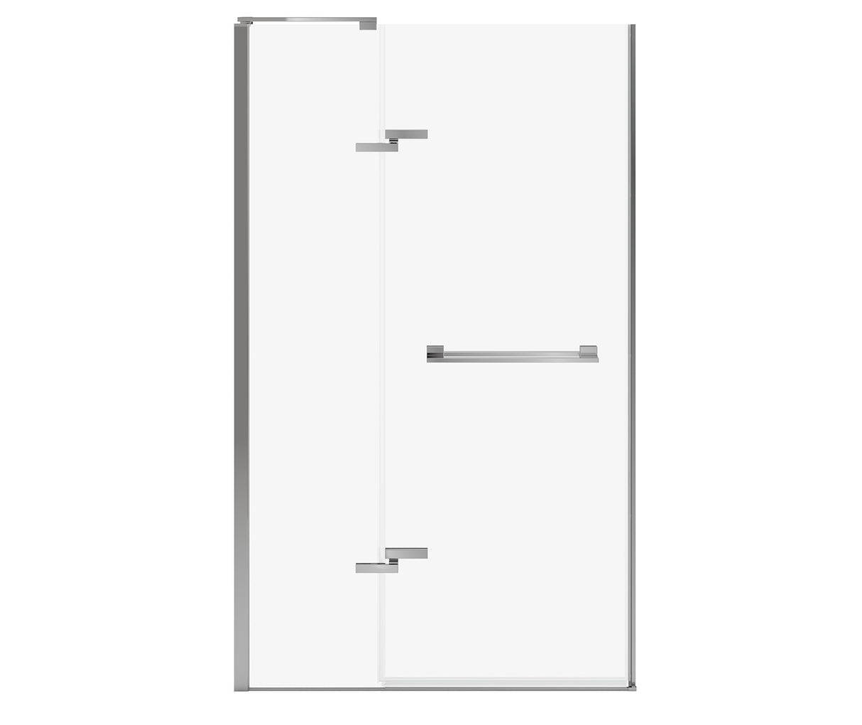 MAAX 139586-810-084-000 Capella 78 44-47 x 78 in. 8 mm Pivot Shower Door for Alcove Installation with GlassShield® glass in Chrome