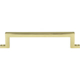 Atlas Homewares Campaign Bar Pull 5 1/16 Inch (c-c) Polished Brass