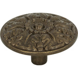 Atlas Homewares Hammered Medallion Knob 1 1/2 Inch Burnished Bronze