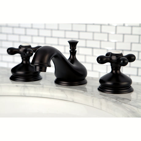 Kingston Brass KS1165AX 8 in. Widespread Bathroom Faucet, Oil Rubbed Bronze