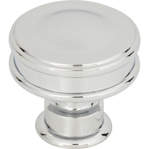 Atlas Homewares Oskar Knob 1 1/4 Inch Polished Chrome