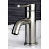 Fauceture LS8228DL Concord Single-Handle Bathroom Faucet with Push Pop-Up, Brushed Nickel
