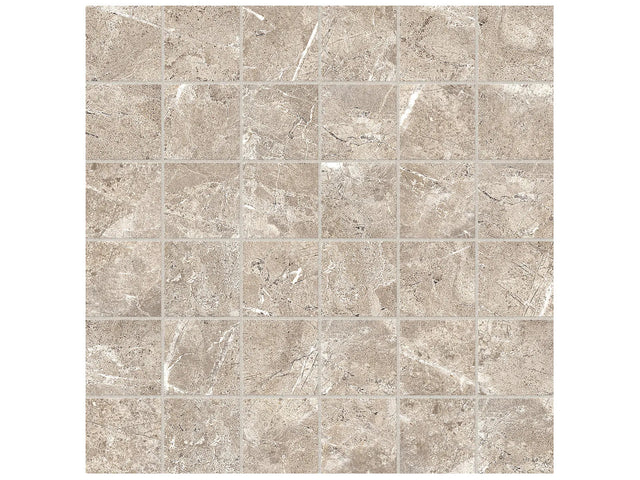 Anatolia Tile 2X2 Regency Sand Matte 36 Piece Porcelain Mosaics. 1 Sheet = 1.16 Sq. Ft. 4501-0218-0 (63-509) Sand 2x2 - premium natural stone mosaic tile from Anatolia Tile, available at PoshHaus showroom in Keene, NH