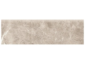 Anatolia Tile 3X10 Bullnose Regency Sand Glossy Porcelain Trim 56-501  - premium natural stone mosaic tile from Anatolia Tile, available at PoshHaus showroom in Keene, NH
