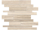 Anatolia Tile Eramosa Sand Random Strip Matte Porcelain Mosaics. 1 Sheet = .96 Sq. Ft. 4501-0091-0 (69-237) Sand Random Strip - premium natural stone mosaic tile from Anatolia Tile, available at PoshHaus showroom in Keene, NH