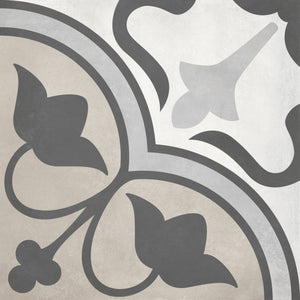 Anatolia Tile 8X8 Form Matte Sand Clover Deco Porcelain Tile 60-320  - premium natural stone mosaic tile from Anatolia Tile, available at PoshHaus showroom in Keene, NH