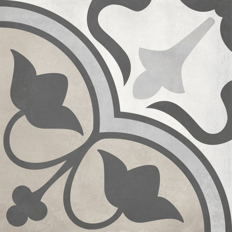 Anatolia Tile 8X8 Form Matte Sand Clover Deco Porcelain Tile 60-320  - premium natural stone mosaic tile from Anatolia Tile, available at PoshHaus showroom in Keene, NH