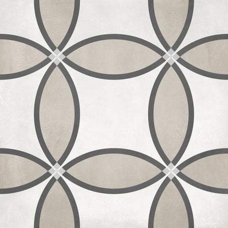 Anatolia Tile 8X8 Form Matte Sand Zenith Deco Porcelain Tile 60-324  - premium natural stone mosaic tile from Anatolia Tile, available at PoshHaus showroom in Keene, NH