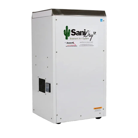 SaniDry basement air system on a white background