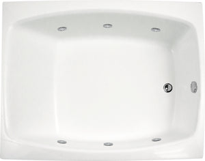 Hydro Systems SAP4128SCO-ALM SAPPHIRE 4128 STON W/ COMBO SYSTEM - ALMOND