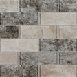 Savoy subway 11.75 x 12 glass mesh mounted mosaic tile 2 x 6 SMOT-GLSST-SAVOY8MM product shot multiple tiles angle view