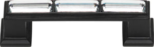 Atlas Homewares Legacy Crystal Pull 3 Inch (c-c) Matte Black