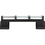 Atlas Homewares Legacy Crystal Pull 3 Inch (c-c) Matte Black