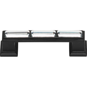 Atlas Homewares Legacy Crystal Pull 3 Inch (c-c) Matte Black