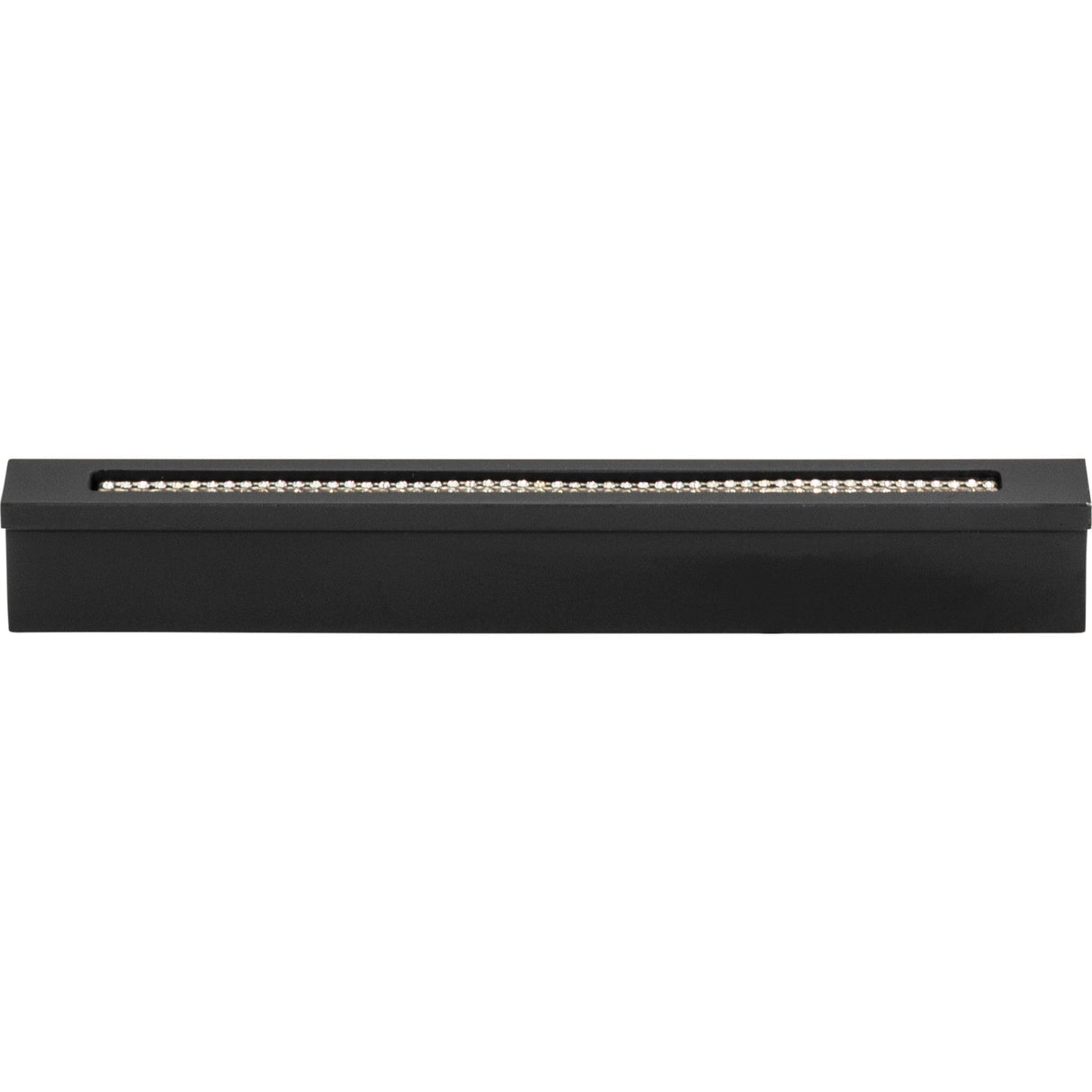 Atlas Homewares Crystal Bar Inset Thin Pull 3 3/4 Inch (c-c) Matte Black