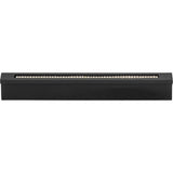 Atlas Homewares Crystal Bar Inset Thin Pull 3 3/4 Inch (c-c) Matte Black