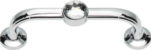 Atlas Homewares Legacy Crystal Bracelet Pull 3 Inch (c-c) Polished Chrome